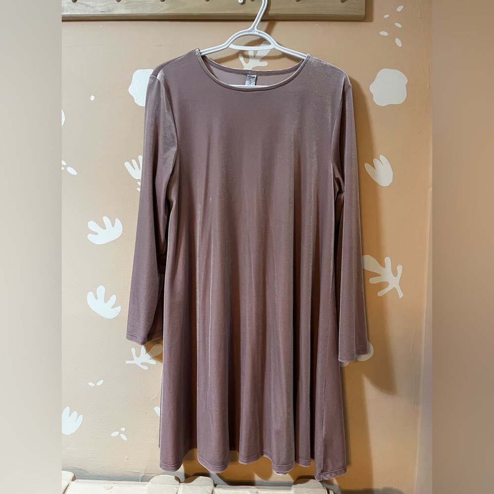 Lilac Velvet Dress